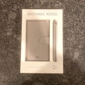 MK Folio Phone Case With Strap for iPhone 7 and 8